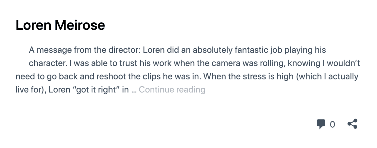 Christian Movie Actor, Loren Meirose as Logan Davis - Portfolio